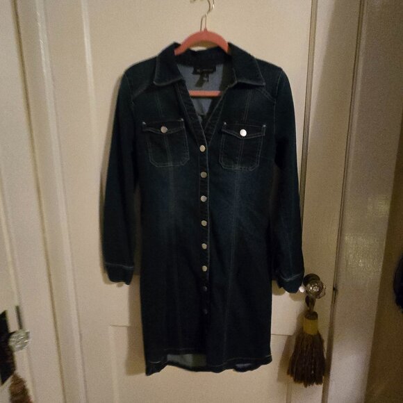 Women's INC Denim Dress size 6 - Picture 1 of 4